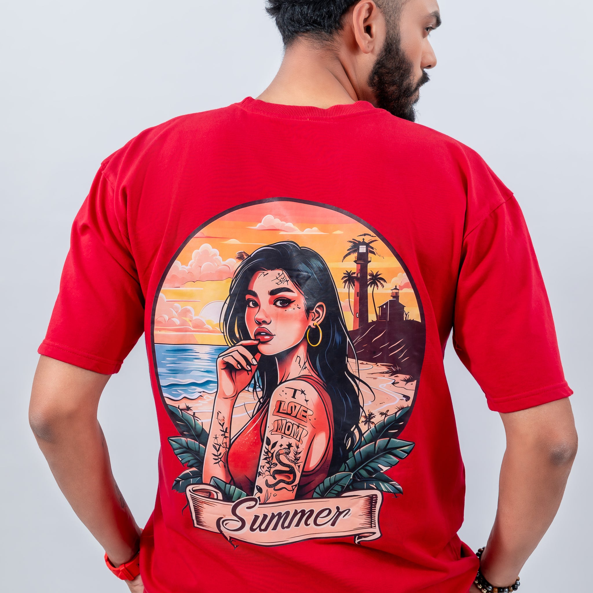 Summer vibes oversized tshirt