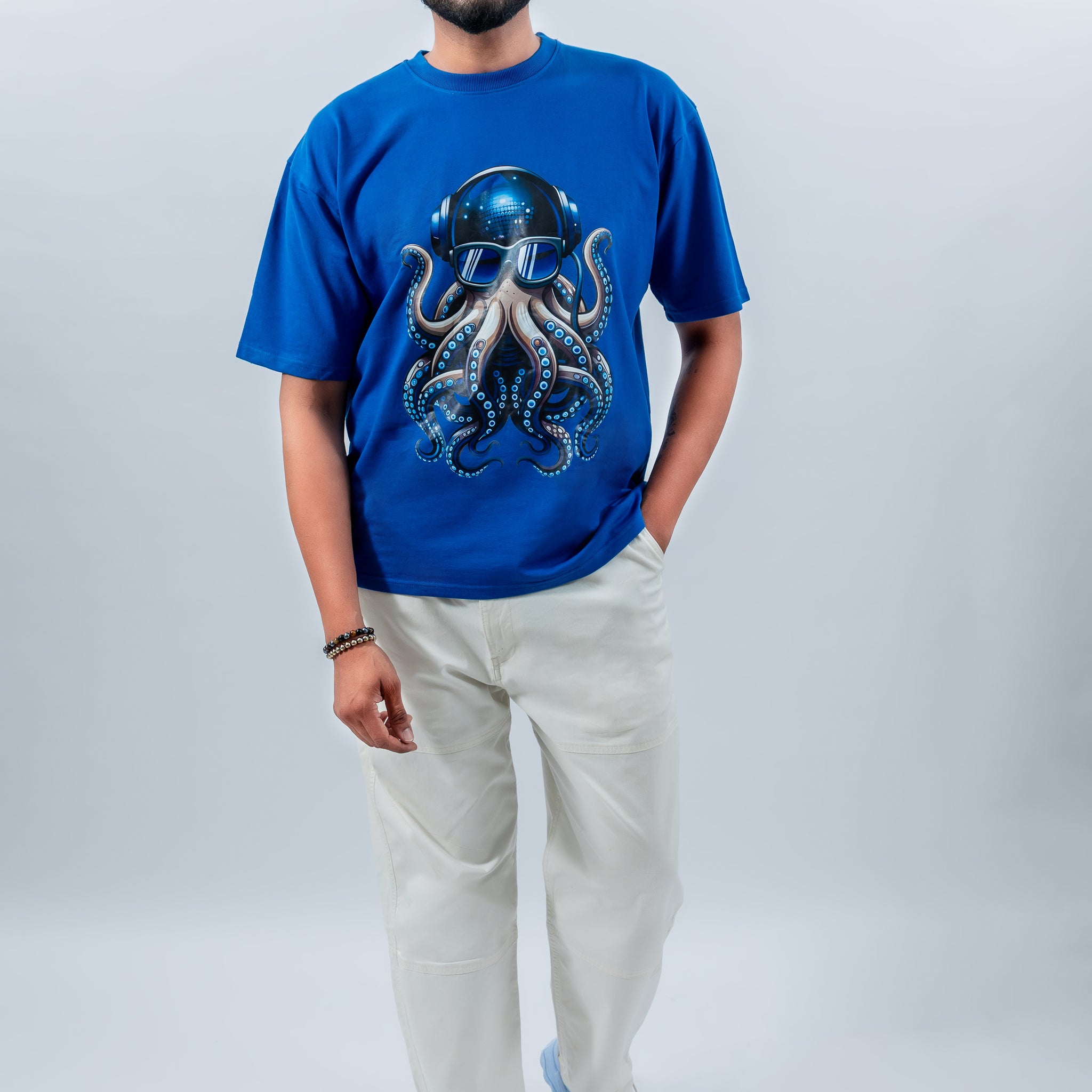 Dj octopus over size tshirts