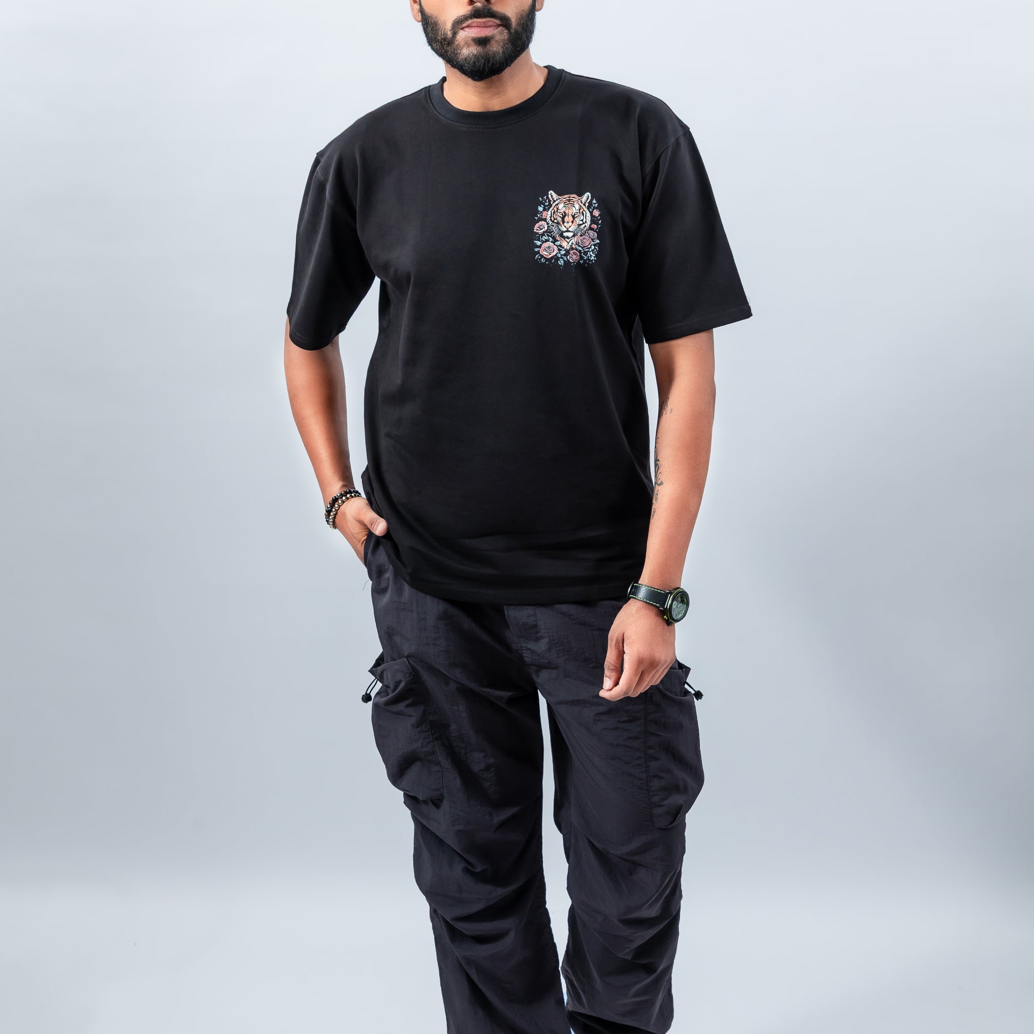 Viscious tiger print oversize tshirts