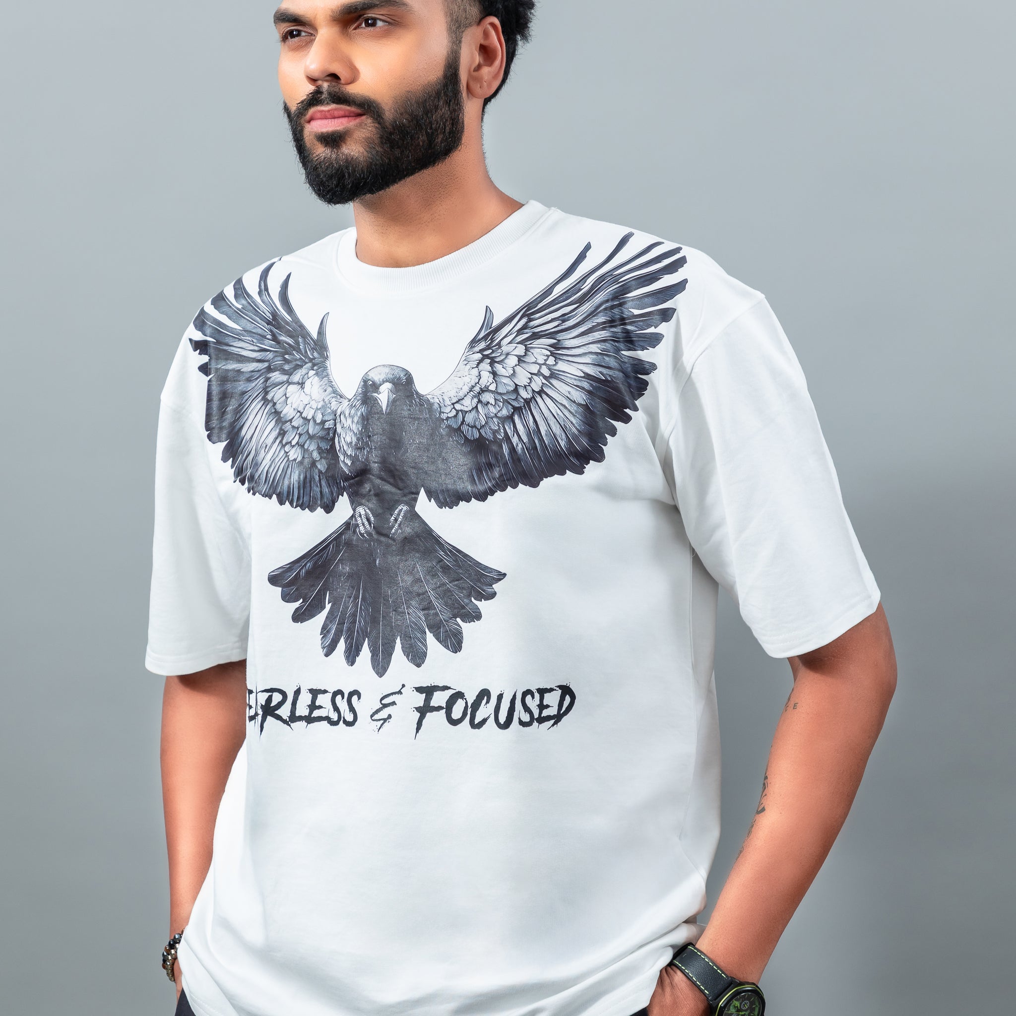 Fearless & focussed oversize tshirts