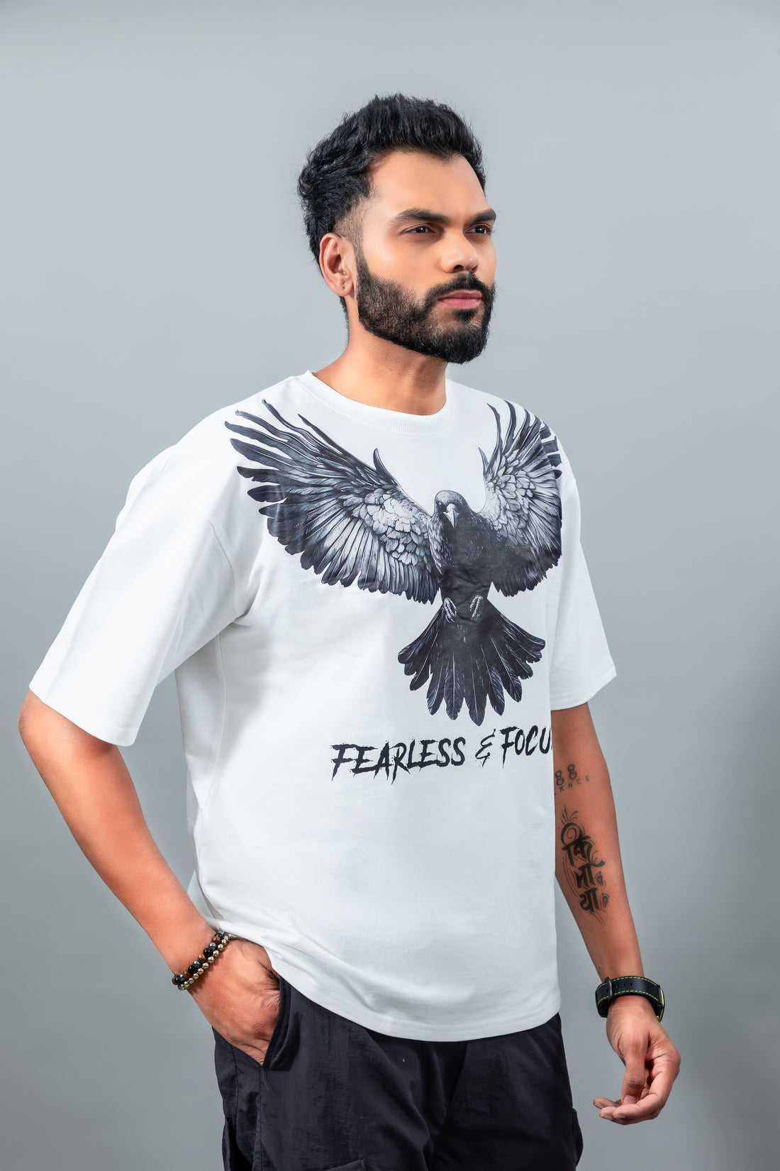 Fearless & focussed oversize tshirts