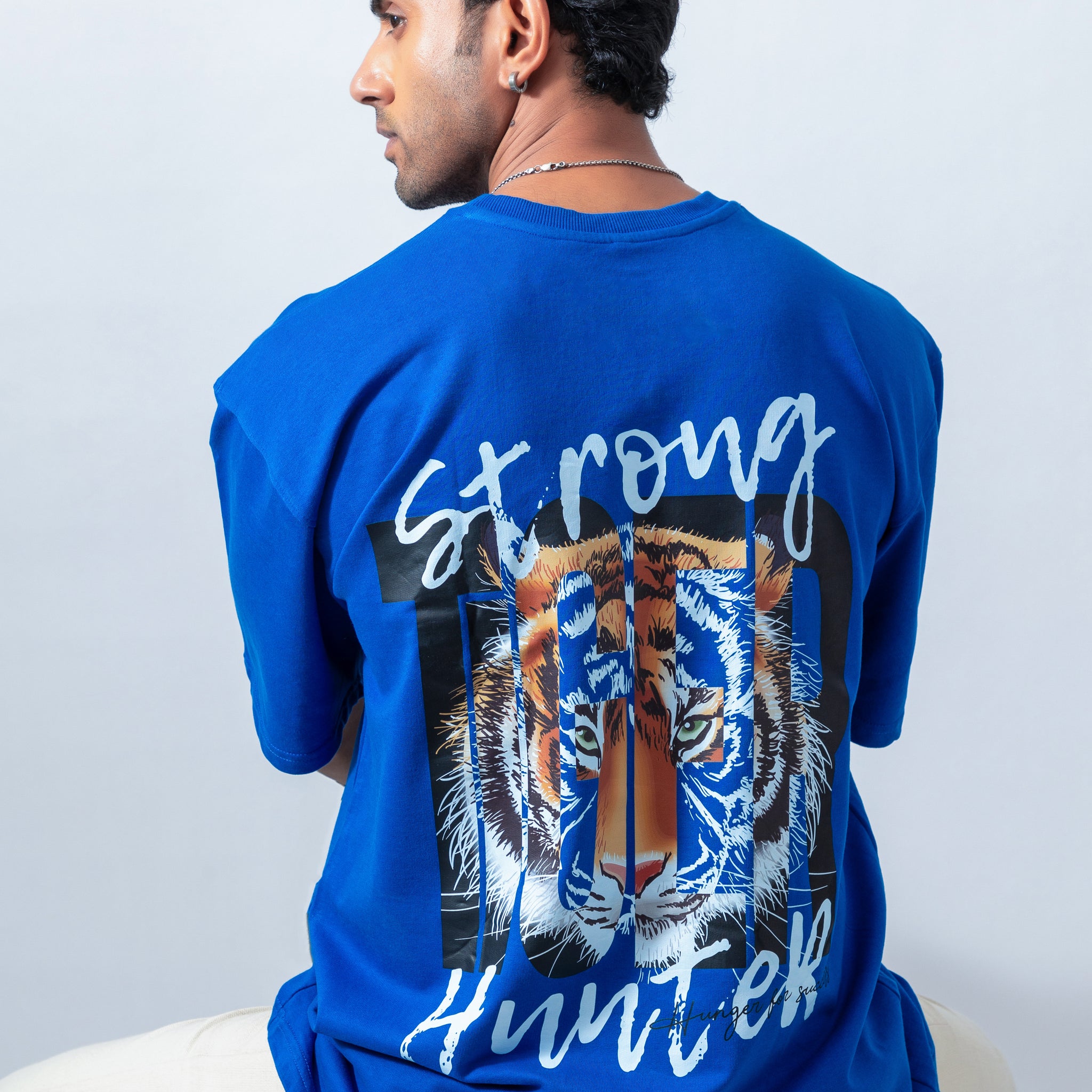 Tiger strong hunter oversized tshirts